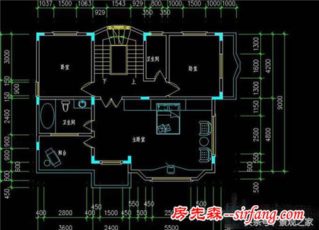 农村三层现代别墅设计图12x9.5m+效果图