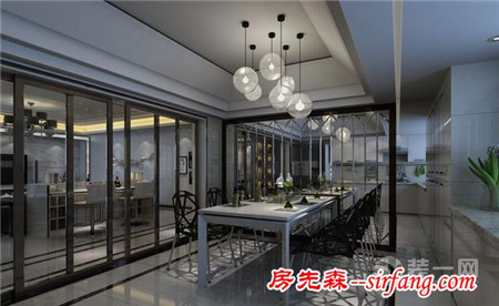 暗黑系列? 廣州白云尚城小區(qū)164平米現(xiàn)代簡(jiǎn)約風(fēng)格裝修案例