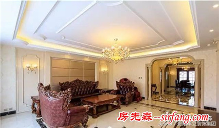 贵阳丰立装饰实景 247㎡欧式碧桂园—精湛工艺无可挑剔