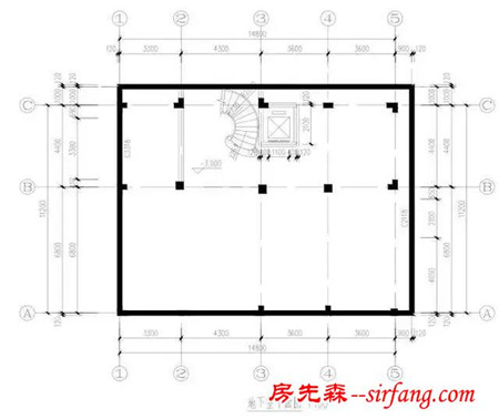 豪华三层带地下室自建别墅 预算45万效果图+平面图