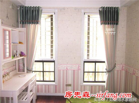 如何利用窗帘遮盖房间的短处？