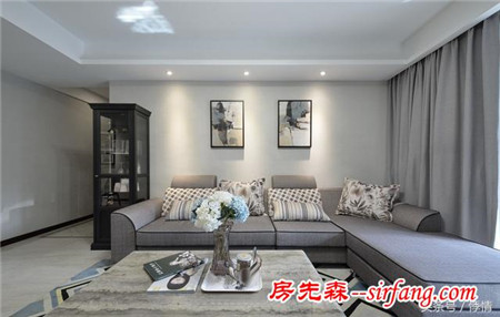现代简约风格，传递出一个家的温馨，安静，典雅！
