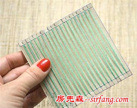 舊衣服變廢為寶編制漂亮的杯墊
