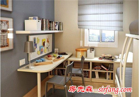 適合各種戶型的書房美圖