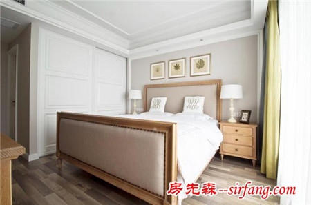 美式三居室装修效果图，平衡之美
