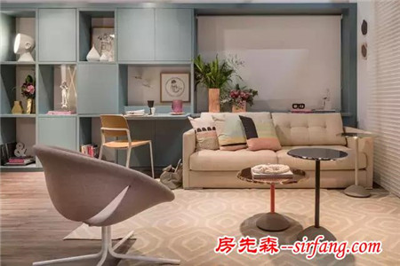 早點知道這些布置技巧就好了，原來小客廳也可以五臟俱全??！