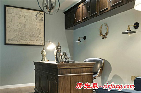 現(xiàn)代美式風(fēng)格裝修，淡藍(lán)色的陽(yáng)光