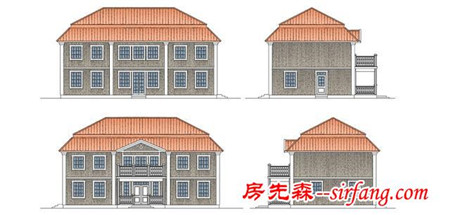 农村二层别墅，方正实用