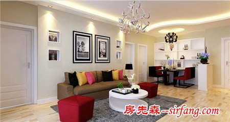 南陽3室裝修的確很漂亮，這樣子誰都愿意待在家