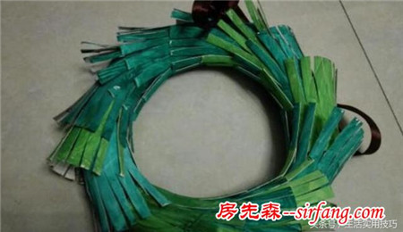 圣诞节快到了，快来学习，做个圣诞花环吧（附详细教程）！