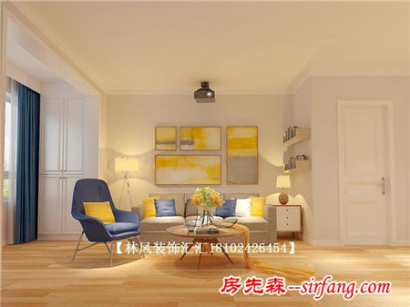 54㎡阳光100小户型闪的我睁不开双眼-沈阳林凤装饰