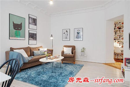 純凈舒心，100㎡北歐風(fēng)