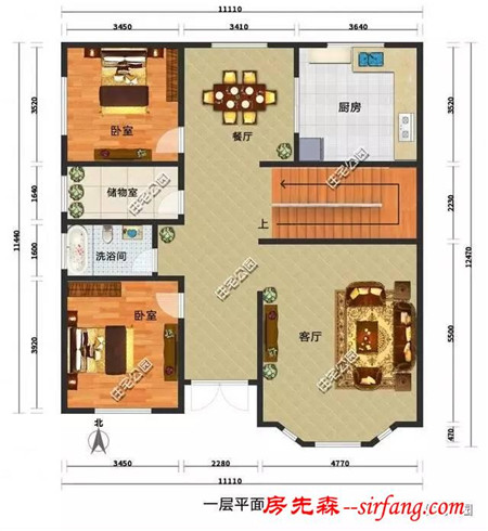 这3套农村别墅户型最受欢迎 你们村也有吧 含平面图