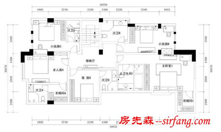 成都东苑效果图（120㎡），也不知道是哪家公司装的