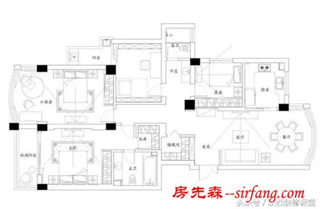 美式中带点简约，新房完工分享喜悦