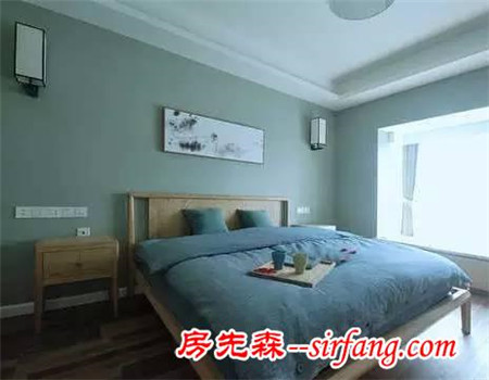 新中式的居住空间，原木家具质感温馨！