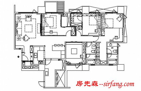 271平装修摩登时尚大宅，打造精品时尚的空间氛围（河南）