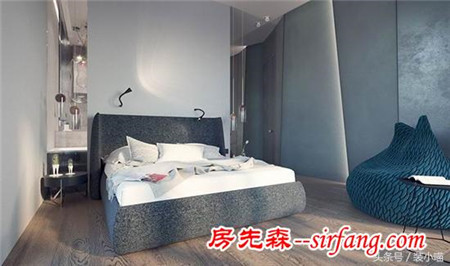 天津河西区渤海天易园地中海风格单身公寓装修样板间