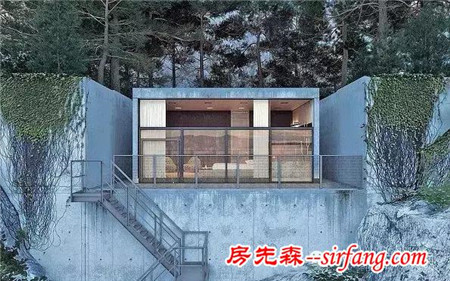 山间基地要塞改建的住宅，你见过吗