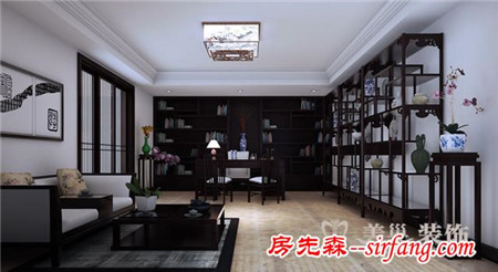 郑州鑫苑世家270平别墅老爸喜欢的中式之美