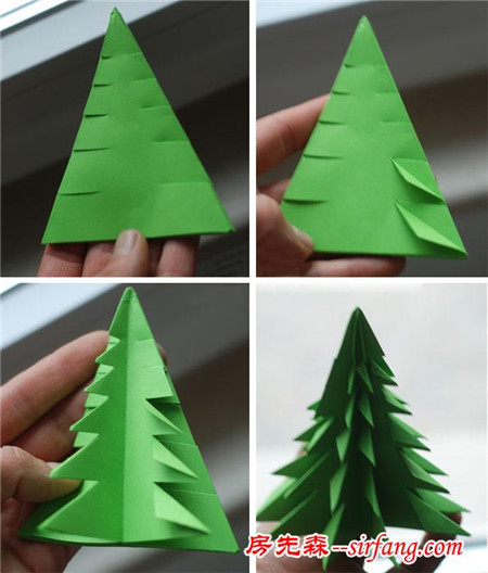 手工教程｜超级简单的小圣诞树教程来了