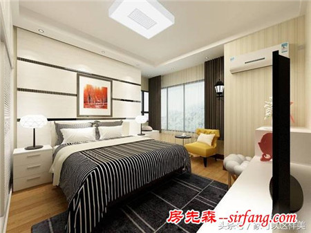 鄭州現(xiàn)代風(fēng)格三室兩廳，用不一樣的氣息打動(dòng)你的心
