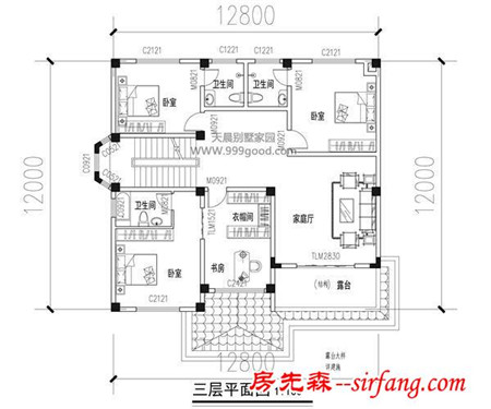 12套农村别墅效果图和平面图，32万你建哪一套？