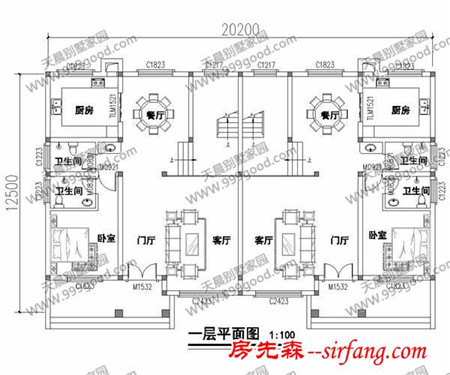 12套农村别墅效果图和平面图，32万你建哪一套？