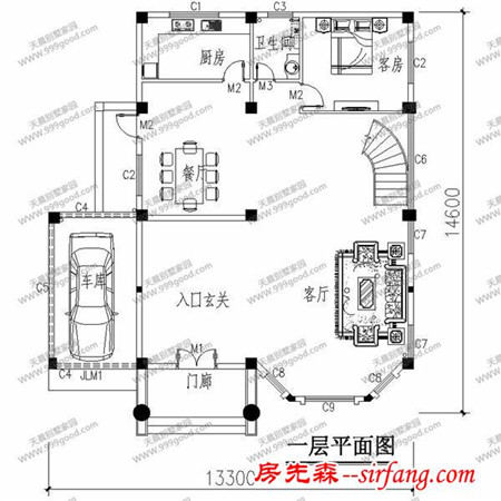 12套农村别墅效果图和平面图，32万你建哪一套？