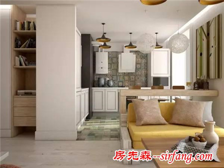 服气！上海50㎡小公寓竟装出3室1厅，却只花了5万元！