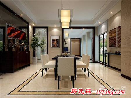 南京北江锦城小区118平中式风格三居 全包装修22.9万元！