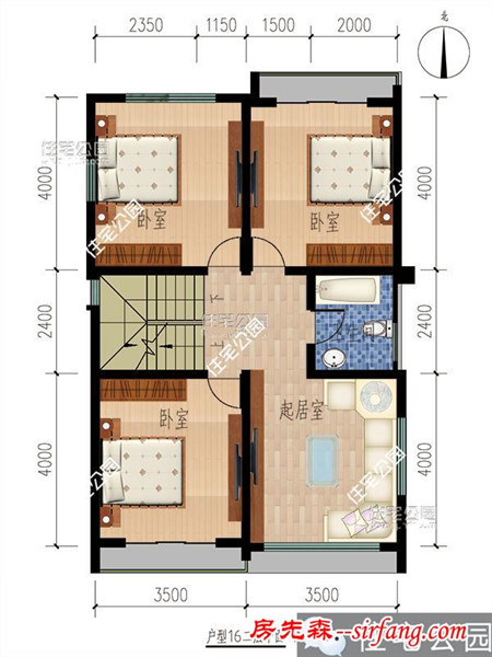 农村7x10米带车库小户型，布局还能这么实用？图纸+预算