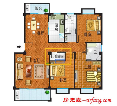 一個(gè)愛(ài)家的男人，應(yīng)該騰出這樣的地方！