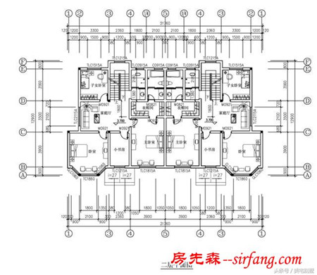 双拼户型来了，这套我真的很想建，完美紧凑户型