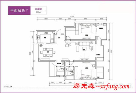 看户型图学装修！装一网详细解析苏州荷澜庭小区全户型