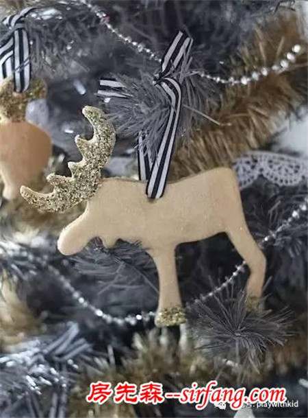 简单DIY给圣诞树做装饰——Kiki的魔法盐面团