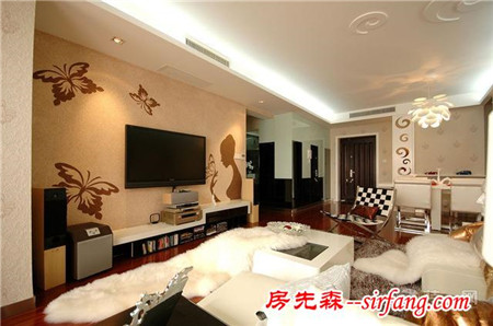 北京建工郭庄家园126平三居室现代简约风格装修效果图