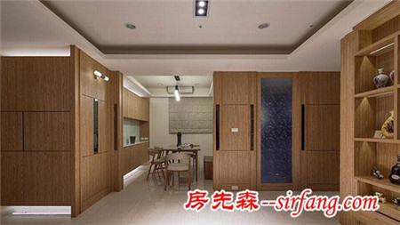 90平米日式简约一居室装修，原木写意清雅格调