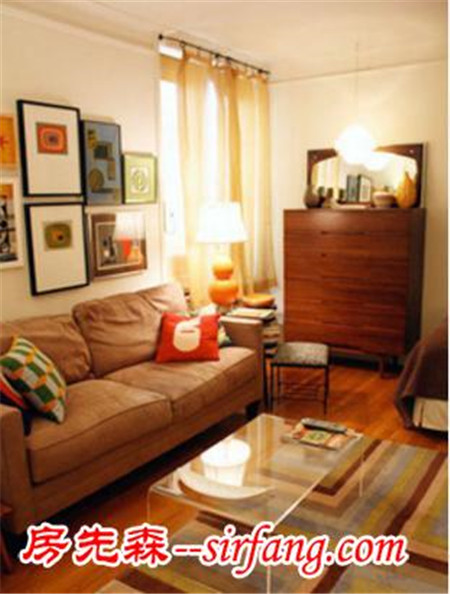 34平单身家居装饰图，舒适艺术空间！