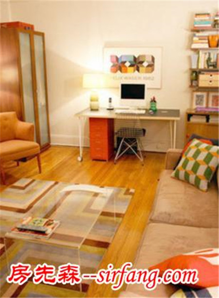 34平单身家居装饰图，舒适艺术空间！