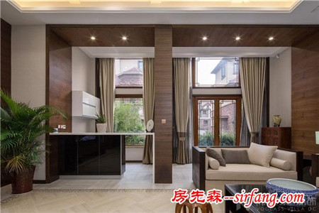 杭州别墅设计—新中式风格-中华文华的精髓