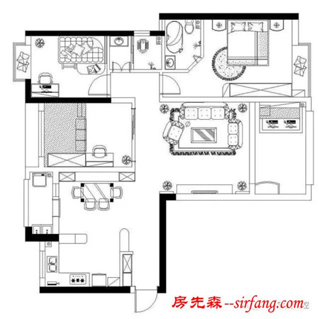 118㎡ 甜蜜的二人爱居！