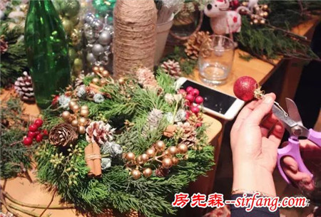 活动回顾丨圣诞花环DIY，亲手制作属于你的圣诞节
