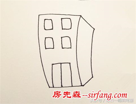 简笔画：原来房子也可以这样画