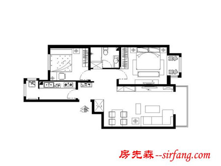 小户型，需要更多的储物空间，鲁商蓝岸新城94㎡