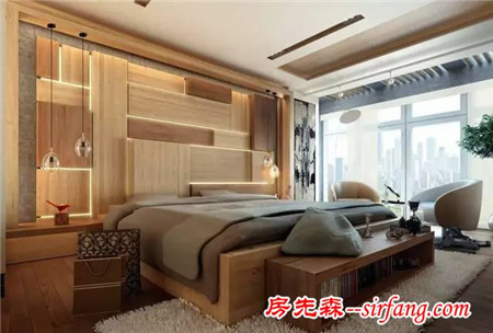床头还挂结婚照？这些床头背景墙惊艳你家卧室！