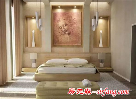 床头还挂结婚照？这些床头背景墙惊艳你家卧室！