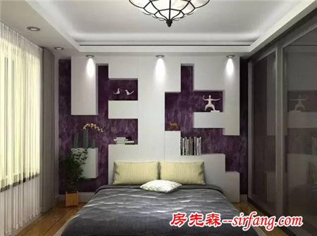 床头还挂结婚照？这些床头背景墙惊艳你家卧室！