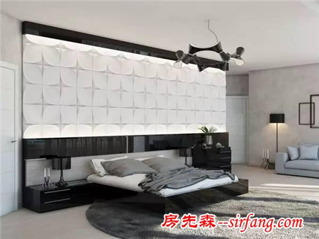 床头还挂结婚照？这些床头背景墙惊艳你家卧室！