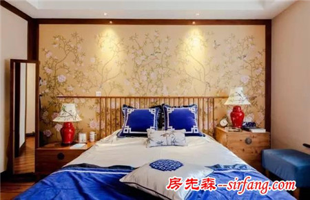 床头还挂结婚照？这些床头背景墙惊艳你家卧室！